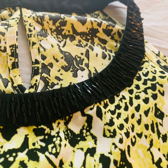 Alfani snake print with beaded neckline Tanktop - Picture 7 of 7